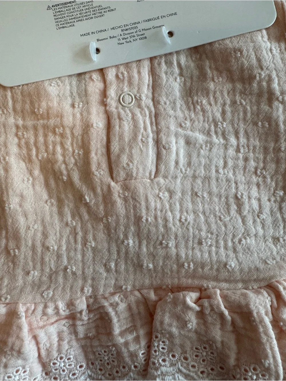 Rachel Zoe Pink Ruffle Baby Romper with Headband & Pearl-Trim Sunglasses